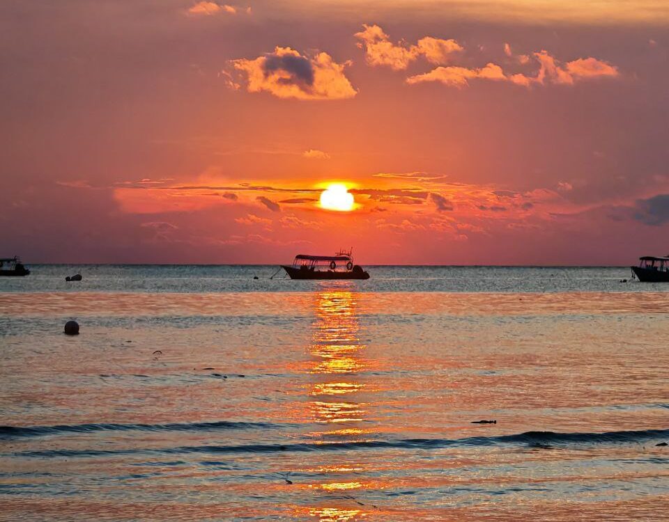 sunset on tioman island 2