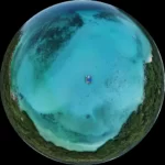 Aerial View of Tioman Island’s Crystal-Clear Ocean