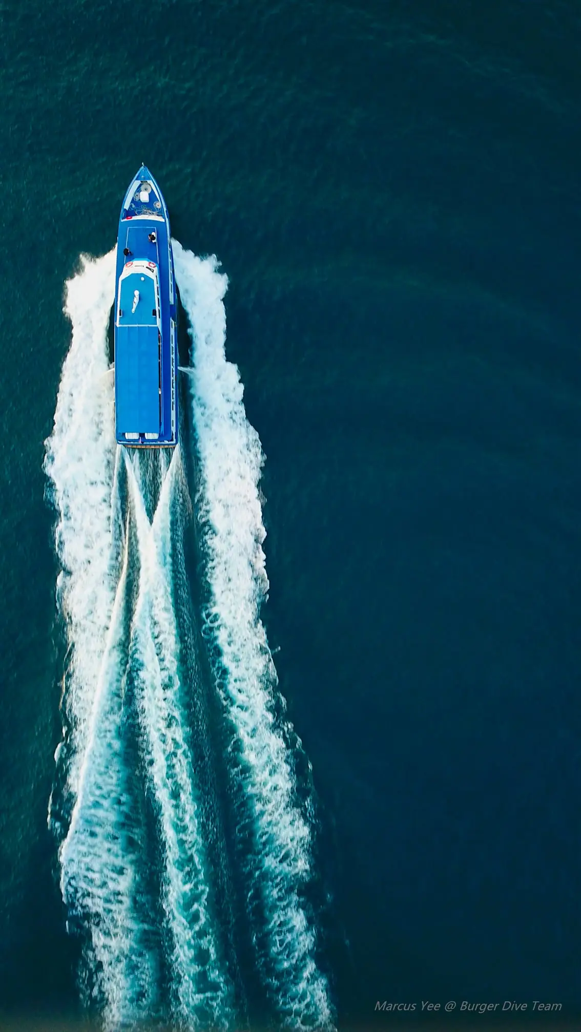 Dynamic Aeial View of a Moving Ferry on Tioman Island’s Ocean