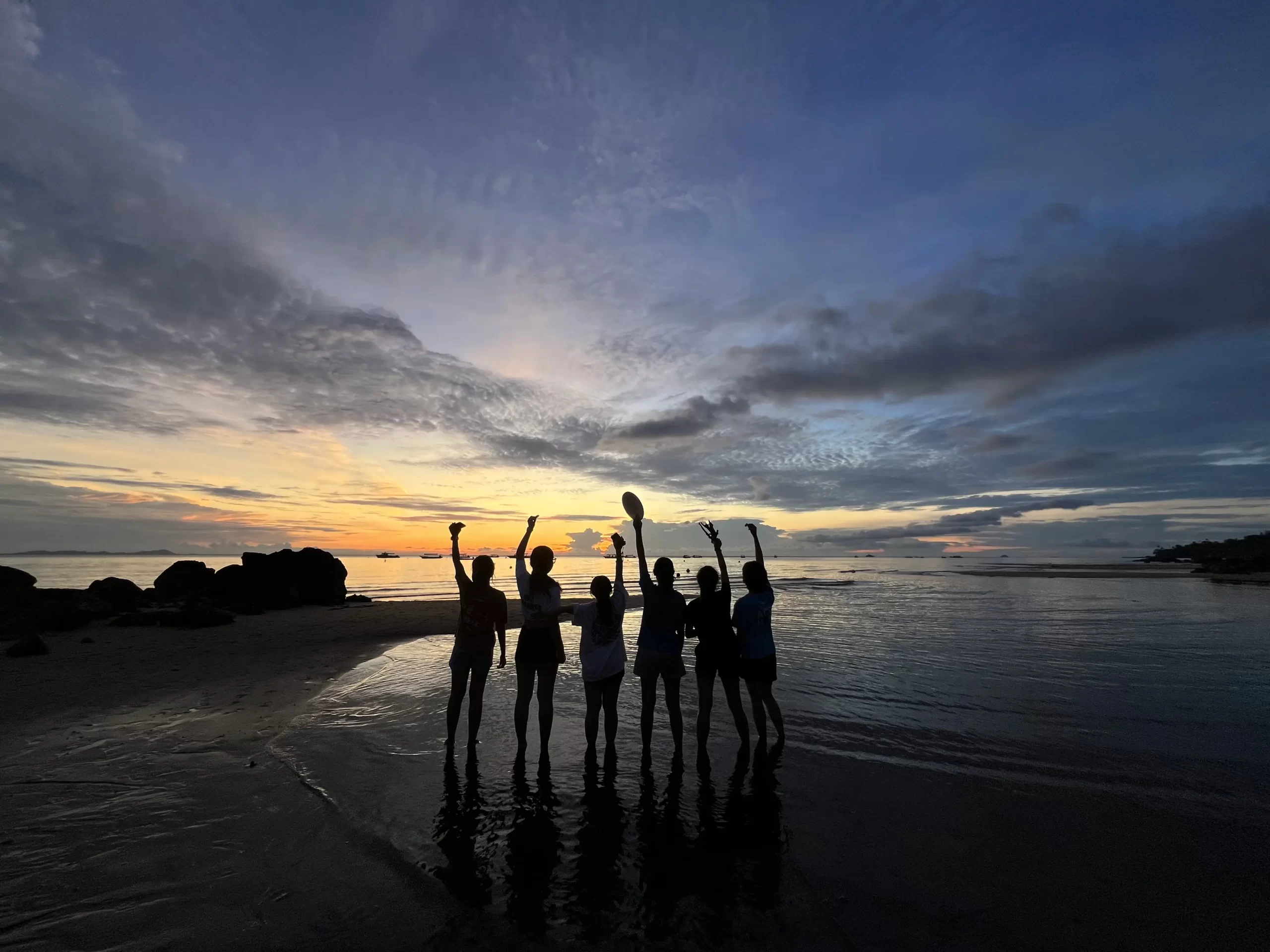 Unforgettable Sunsets with Friends on Tioman Island